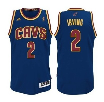 Men's  Cavaliers #2 Kyrie Irving CavFanatic Blue Jersey